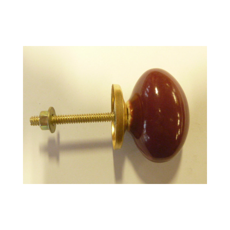 Boutons olive UNIS bordeaux