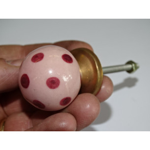 Light pink ball button with pink dark pink 2