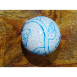 Manija Bola azul claro crepitaba efecto. 2