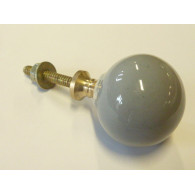 pomello boule unis grigioe