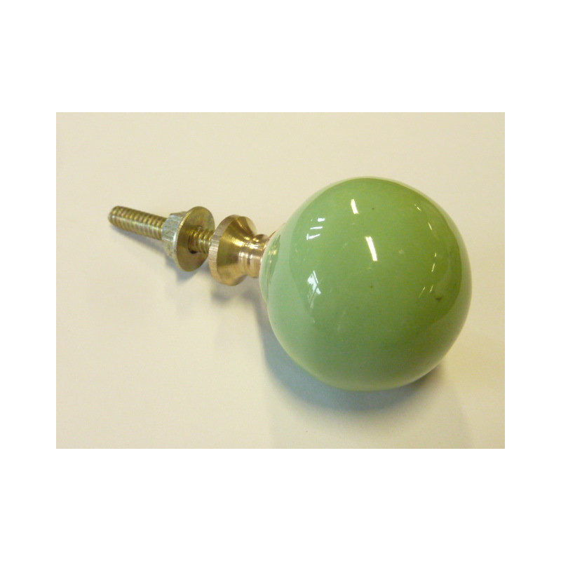 pomello boule unis verde printemp