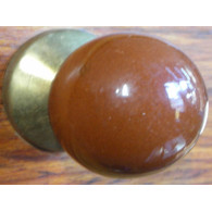 Maniglie boule unis marrone