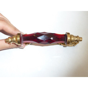 Glass manejar 14 cm rojas 2