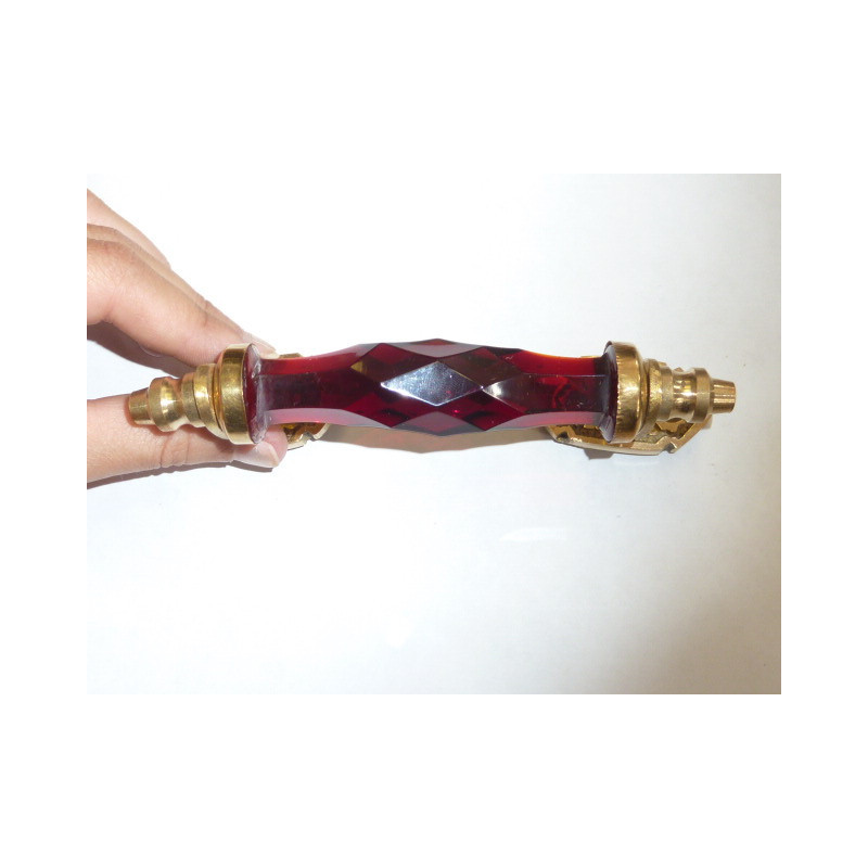 Glass manejar 14 cm rojas