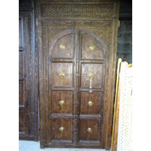 Vecchie porte di casa arrotondate 108x12x215 cm