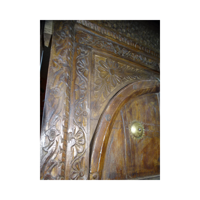 Portes ancienne arrondie de maison 108x12x215 cm
