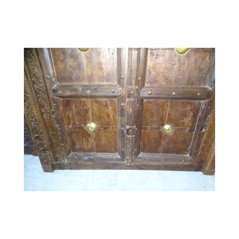 Vecchie porte di casa arrotondate 108x12x215 cm