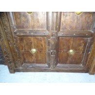 Vecchie porte di casa arrotondate 108x12x215 cm