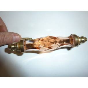 Griff Glas 14 cm ambre 2