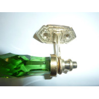 Griff Glas 14 cm grün