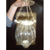 Lampe KHARBUJA transparente 13x13 cm