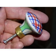 Juego de 6 botones de porcelana - Lote 71