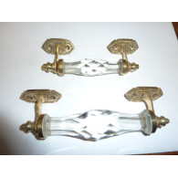 Griff Glas 17 cm transparente