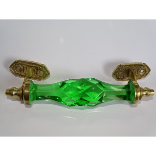 Manico in vetro verde da 17 cm
