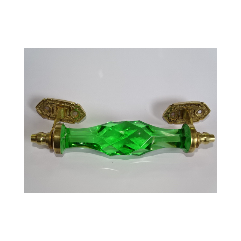 Manico in vetro verde da 17 cm