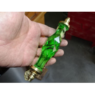 17 cm green glass handle