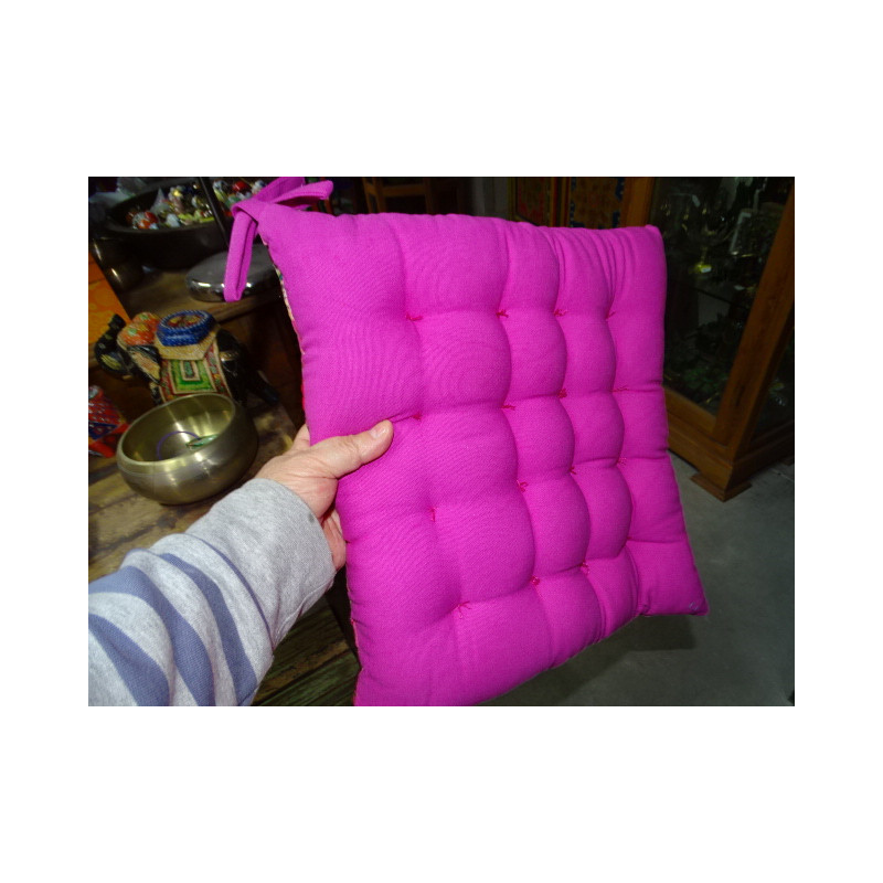 Cojín de silla de terciopelo 38x38 cm con aves...