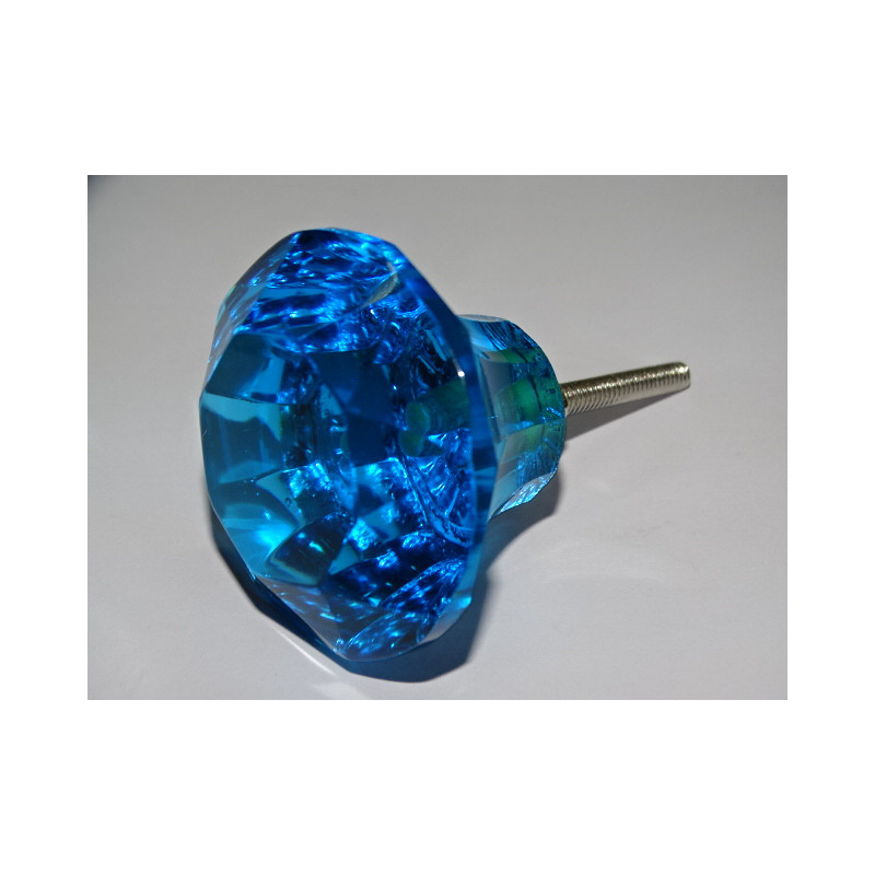 Bottone in vetro a forma DIAMOND 50 mm colore...