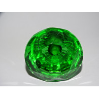 Bottone in vetro a forma DIAMOND 50 mm verde