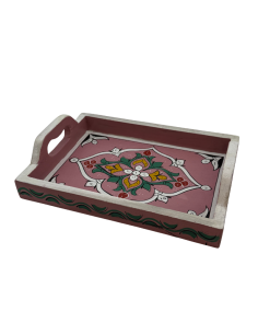 Plateau Marocain rose 21x28cm 2