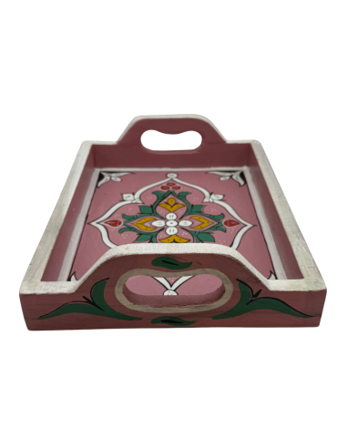 Plateau Marocain rose 21x28cm