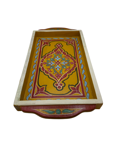 Plateau Marocain jaune 23x43cm