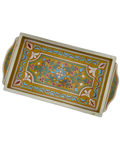 Plateau Marocain jaune 23x43cm