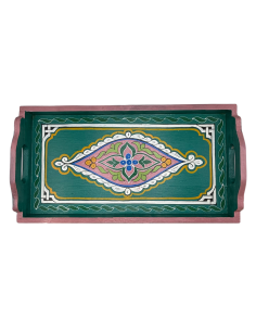 Plateau Marocain vert 24x45cm