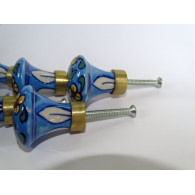 Lot de 6 boutons en porcelaine - Lot 69