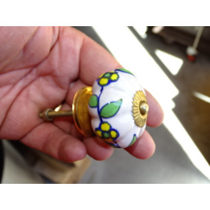Conjunto de 6 botones de porcelana - Lote 62 2