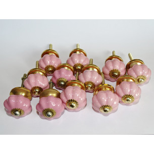 Set von 12 kleinen Kürbisknöpfen 30 mm LOT 54