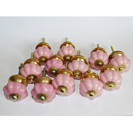 Set of 12 small pumpkin buttons 30 mm LOT 54