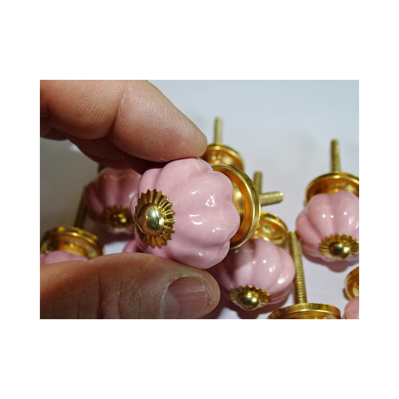 Set di 12 piccoli pulsanti di zucca 30 mm LOT 54
