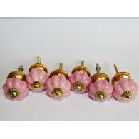 Lot de 6 petits boutons citrouille 30 mm LOT 53