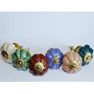 Lot de 6 boutons en porcelaine - Lot 41
