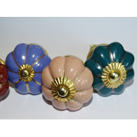 Conjunto de 6 botones de porcelana - Lote 41