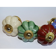 Conjunto de 6 botones de porcelana - Lote 41