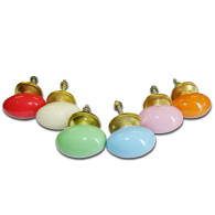 Lot de 6 boutons en porcelaine - Lot 26