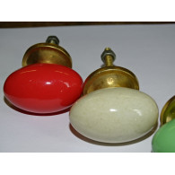 Set di 6 pulsanti porcellana - Lotto 26
