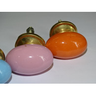 Conjunto de 6 botones de porcelana - Lote 26