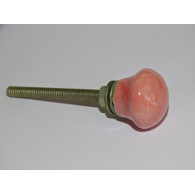 Pequeña manija de los muebles de color Rosa