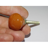 Piccola maniglia della mobilia di colore marrone