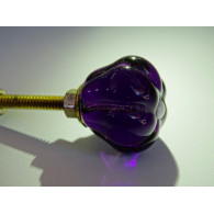 Möbelgriff  gelb transparent violett