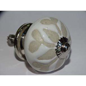 Pomelli per mobili con sei fiori di design in rilievo -...
