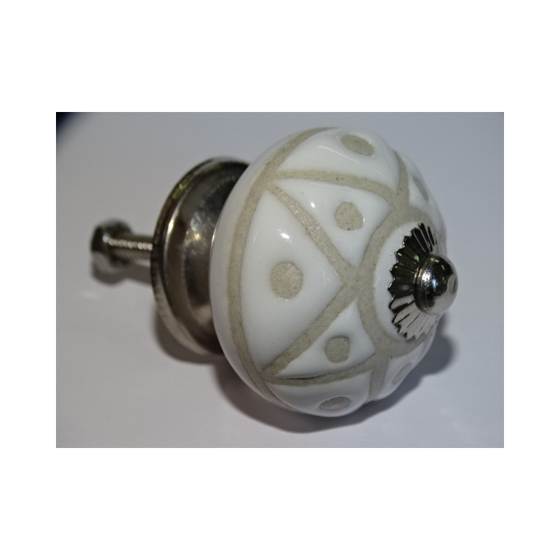 Furniture knobs with stars and raised dots -...