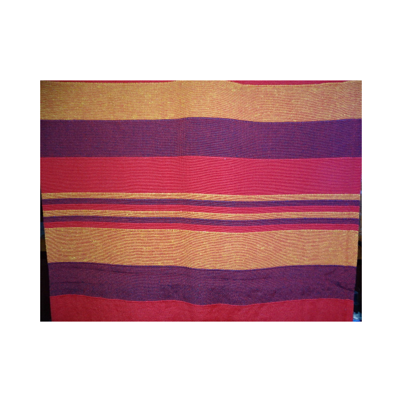 Indian KERALA bedspread in brown, red and...
