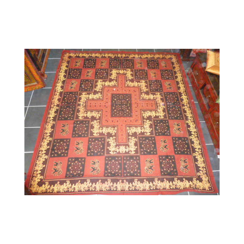 wall hanging elephants tziganes reds