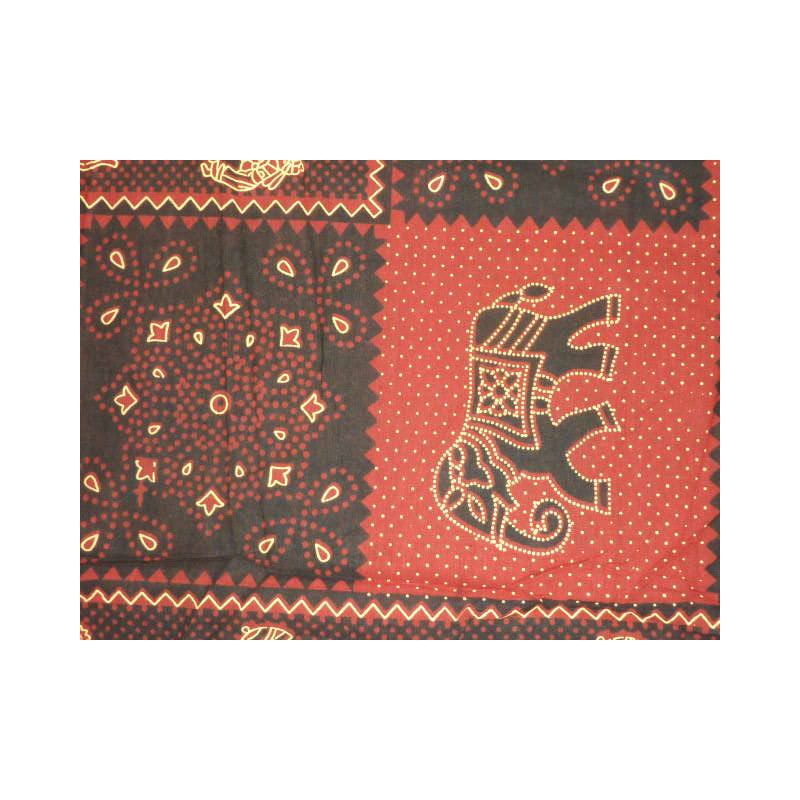 wall hanging elephants tziganes reds