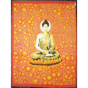 Buddha bulles oranges et rots