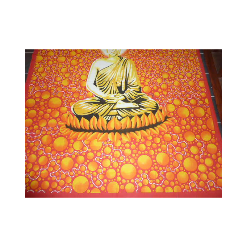 Buddha bulles oranges et rots